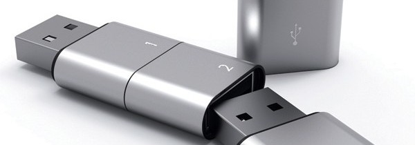 Un concept original de clé usb empilable
