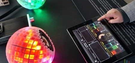 Des enceintes lumineuses imprimées en 3D