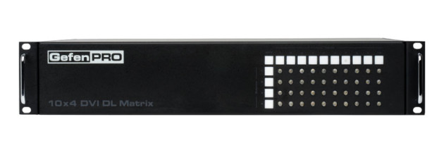 Nouvelle matrice GEFEN PRO, 10 sources vers 4 moniteurs DVI