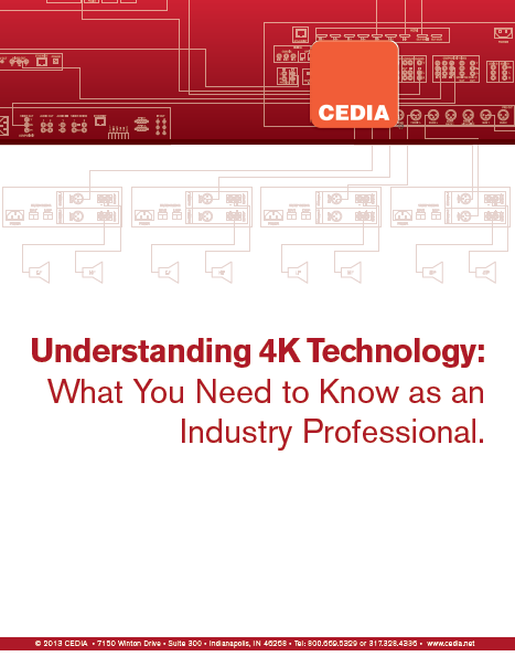 CEDIA Comprendre la technologie 4K