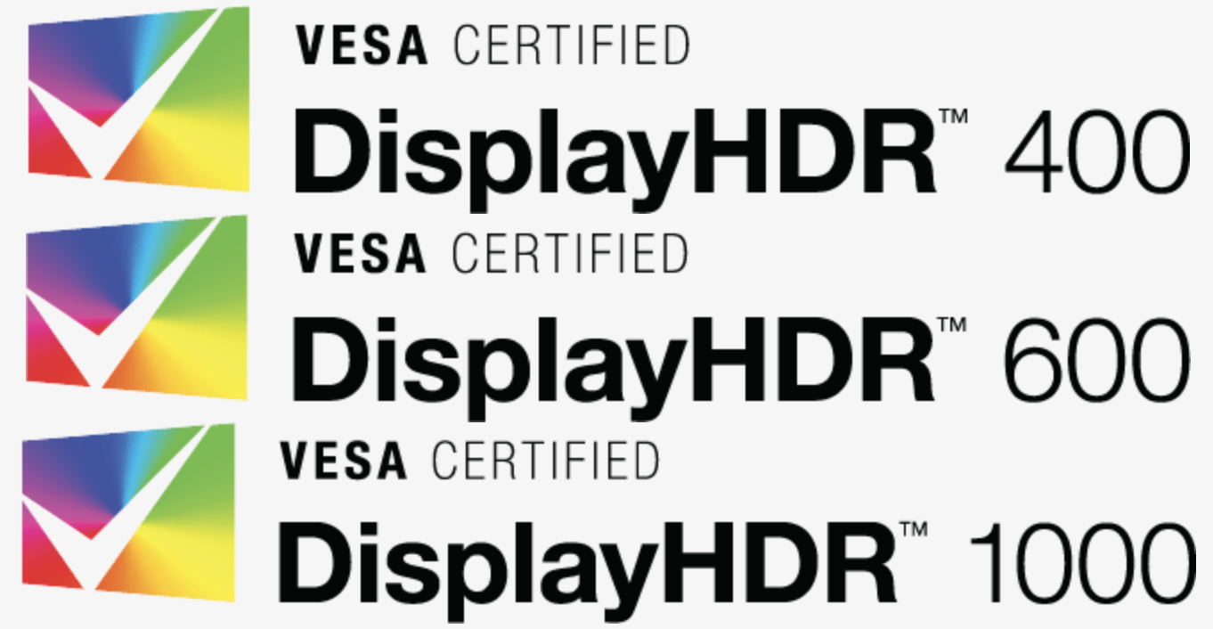 VESA displayHDR