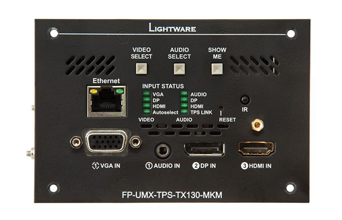 Lightware fp-umx-tps-tx130-mkm plaque