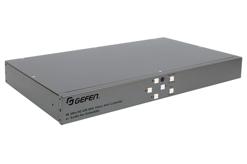 Un nouveau contrôleur de mur d'images 4K avec extraction audio chez Gefen