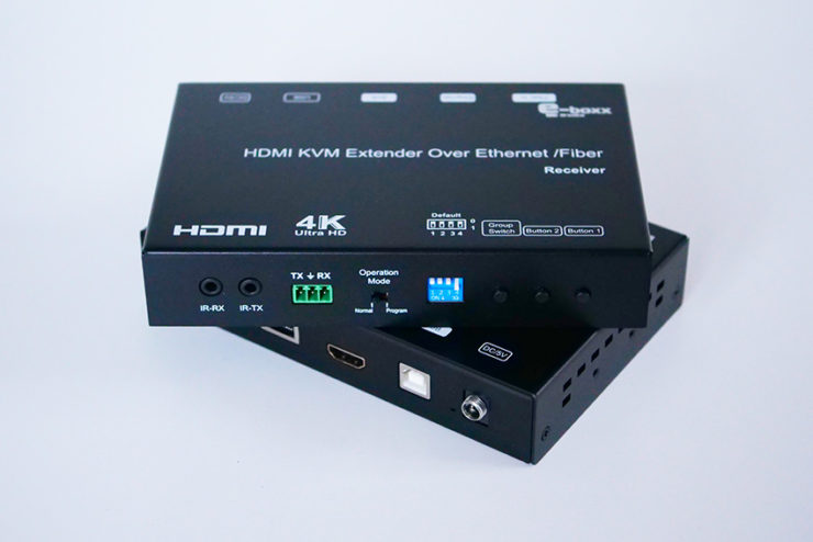 [Test] e-Boxx EFE-HDMI-120 : l'extendeur HDMI UHD/4K KVM sur IP en Ethernet et en fibre optique