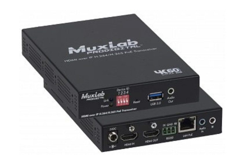 Un extendeur AV sur IP pour la diffusion locale et à distance chez MuxLab