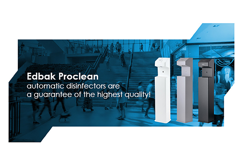 Edbak Proclean : des distributeurs de gel hydroalcoolique sur piles et sur secteur