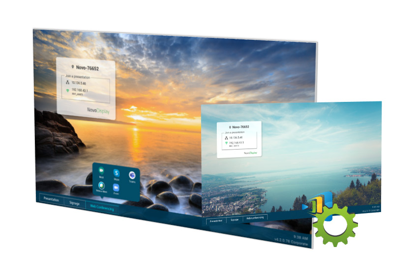 Avec la mise à jour 4.2.0, les écrans collaboratifs Vivitek NovoDisplay 4K bénéficient de nouvelles fonctionnalités