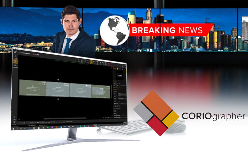 Les dernières nouveautés de CORIOgrapher pour les processeurs vidéo CORIOview, CORIOmaster et CORIOmaster2