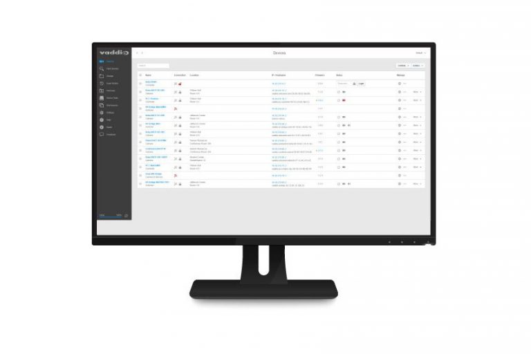 Vaddio Deployment Tool pour superviser toutes les caméras installées