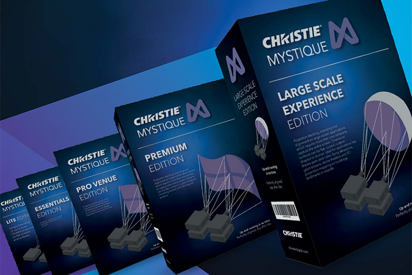 Christie Mystique passe en version 2.5 pour améliorer le blending entre vidéoprojecteurs