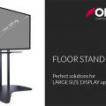 Le support de sol OMB Floor Stand Maxi pour écran jusqu'à 100"