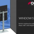 OMB Windows Stand : un support pour les écrans dans les vitrines