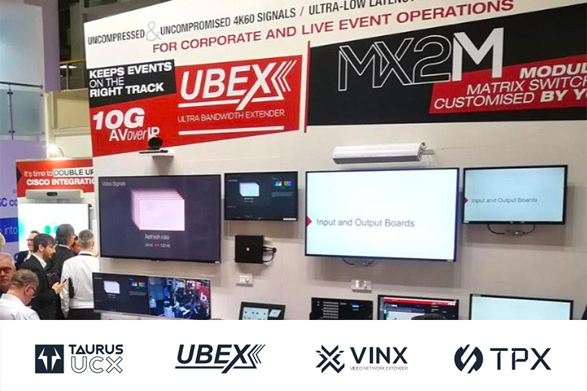 Lightware met en avant ses gammes UCX, UBEX, VINX et TPX à l'ISE 2022