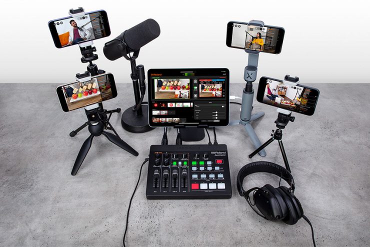 Roland AeroCaster : un mélangeur pour le streaming en direct qui utilise les caméras des smartphones