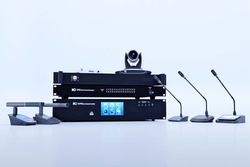 La nouvelle centrale numérique itC TS-0300M pour la gestion de conférences jusqu'à 4396 micros