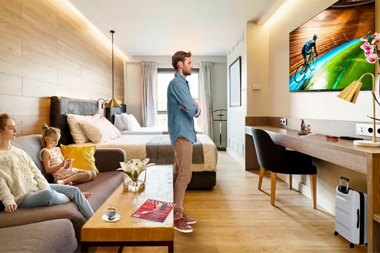 Une nouvelle gamme de téléviseurs Philips MediaSuite pour l'hôtellerie toujours plus perfectionnée