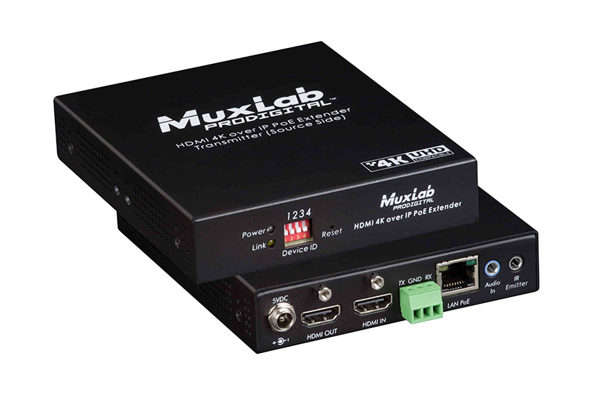 MuxLab 500759-TX-HLO : un extender HDMI 4K avec sortie locale en boucle