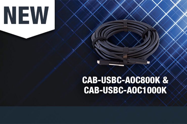 Des câbles USB-C optiques en 8m et 10m chez Lightware