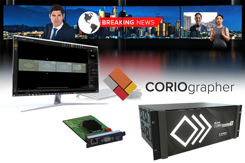 Les processeurs vidéo tvONE CORIOmaster2 évoluent grâce à CORIOgrapher 4.0