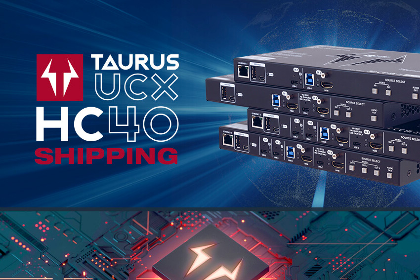 Transformez les salles de réunion collaboratives avec la gamme Lightware Taurus UCX HC40