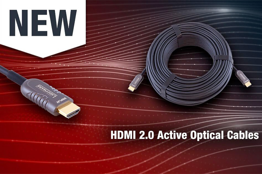 De nouveaux cordons en grande longueur pour le HDMI, l'USB-C et l'USB-A chez Lightware