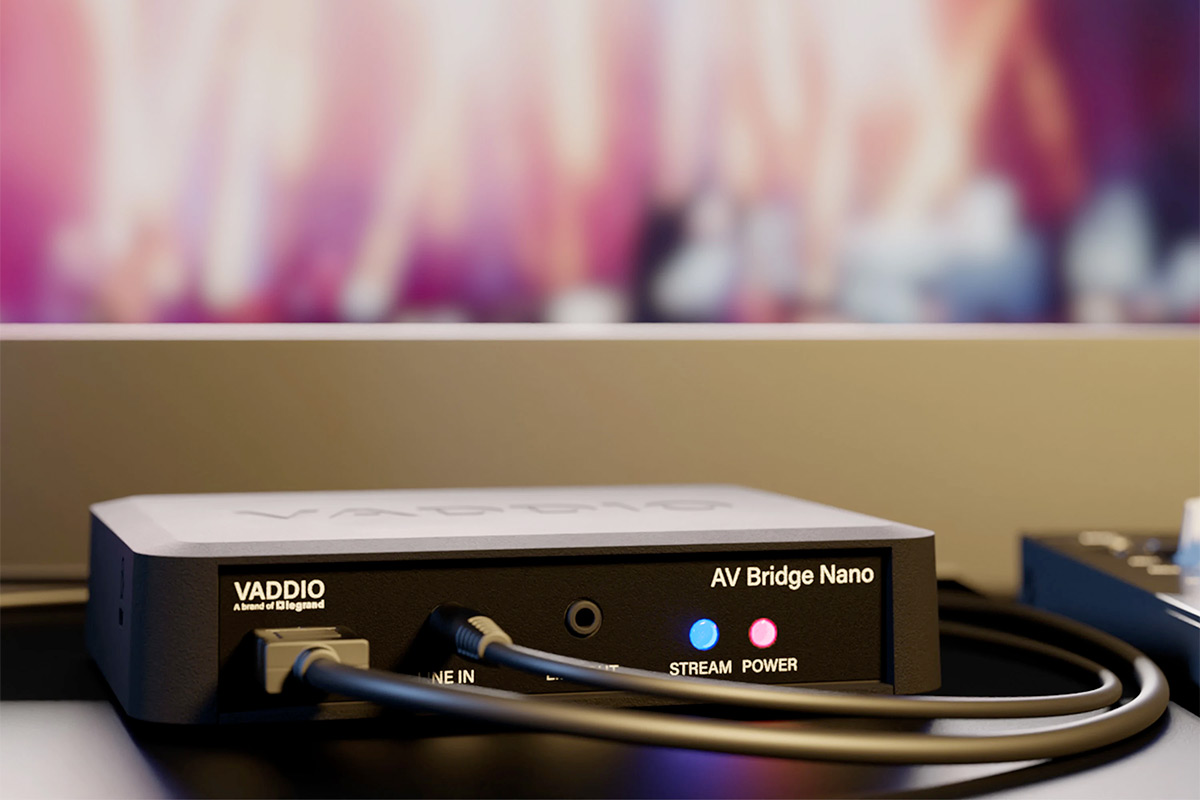 Vaddio AV Bridge Nano : une interface de capture HDMI vers USB & IP à toujours avoir avec vous