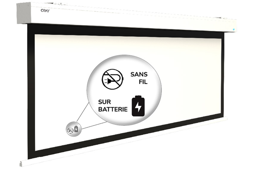 Oray E-squar : un écran de projection professionnel sur batterie !