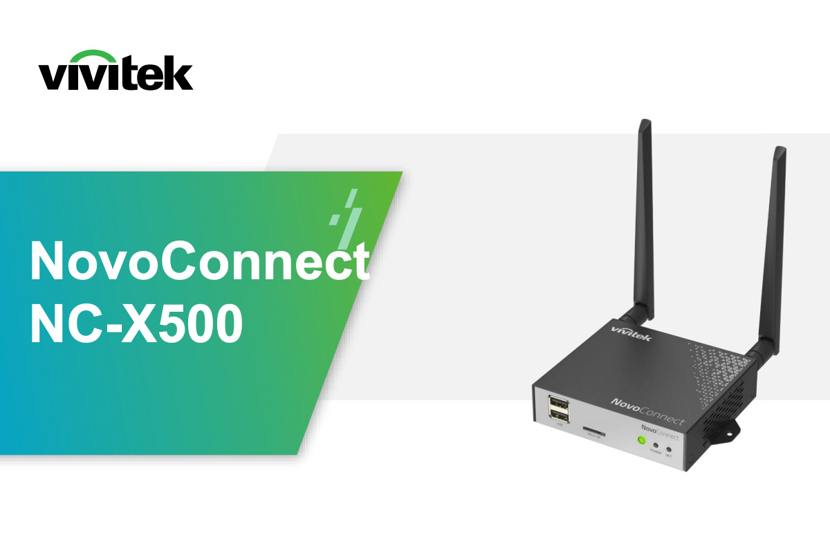 Vivitek NovoConnect NC-X500 : une interface collaborative sans fil économique