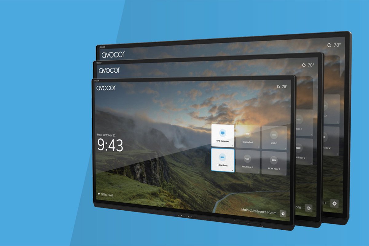 Avocor G Series : les écrans collaboratifs avec dalle tactile en verre ultra réactive