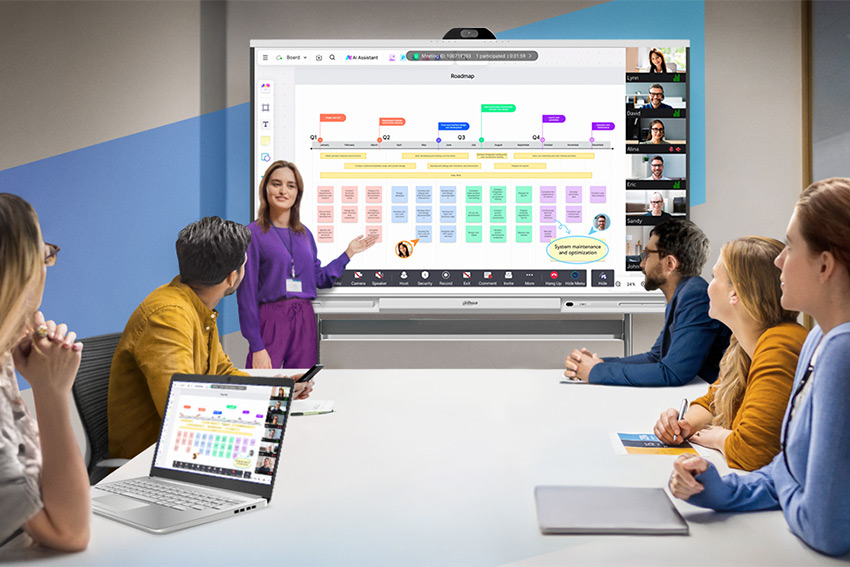 Tous les avantages de l’écran interactif Dahua DeepHub pour les entreprises