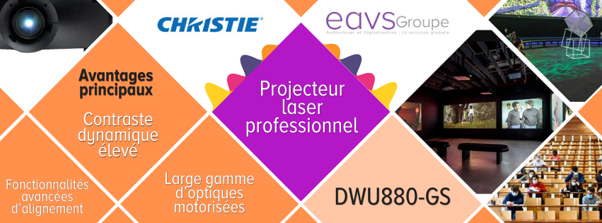 Christie DWU880-GS : Le projecteur laser professionnel pour installations exigeantes