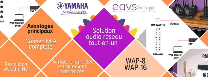 Yamaha WAP-8 & WAP-16 : la solution audio sans fil, tout-en-un pour installations professionnelles