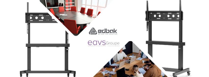 MTR200 d’Edbak : le chariot motorisé qui transforme l’usage des écrans interactifs en entreprise et en éducation